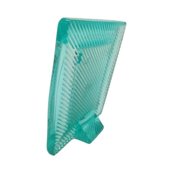 Picture Frame Acrylic Green Square Ribbed Free Standing Photo Home Ledge Decor - Picture 7 of 7